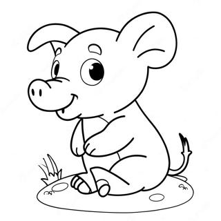 Piglet Coloring Pages