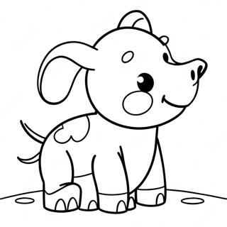 Piglet Coloring Page 4511-3775