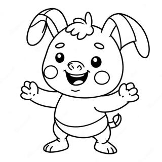 Pibby Glitch Character Adventure Coloring Page 45143-36190