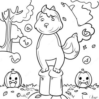 Bobbie Goods Fall Coloring Pages