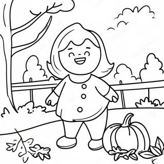 Colorful Bobbie Goods Autumn Scene Coloring Page 45173-36213