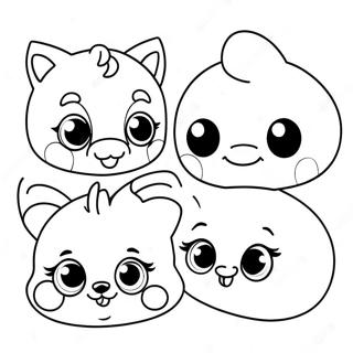 Cute Baby Animal Faces Coloring Page 45193-36227