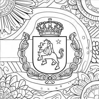 Spain Flag Coloring Page 45212-36242