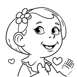 I Love Mommy Coloring Page 45232-36259