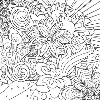 Night Sky Galaxy Coloring Pages