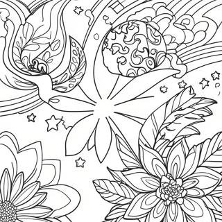 Night Sky Galaxy Coloring Page 45242-36267