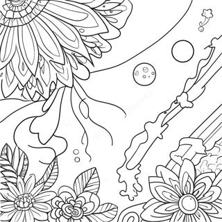 Night Sky Galaxy Coloring Page 45242-36268