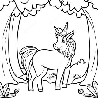 Magical Forest Fantasy Coloring Page 45253-36277