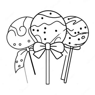 Cake Pop Coloring Page 45272-36294