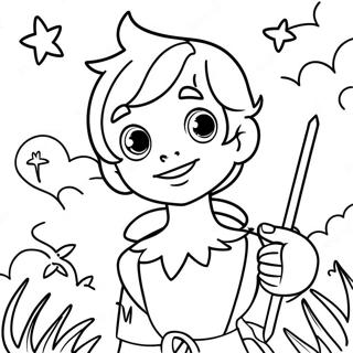 Peter Pan Coloring Page 4531-3791