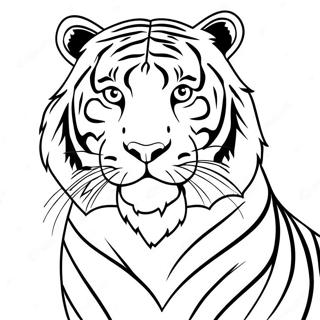 Majestic Tiger Coloring Page 45323-36333