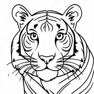 Majestic Tiger Coloring Page 45323-36334