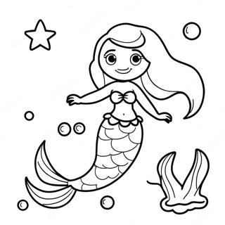 Little Mermaid Coloring Pages