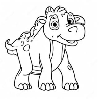 Funny Ice Age Carl Coloring Page 45353-36359