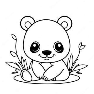 Baby Panda Coloring Page 45362-36368