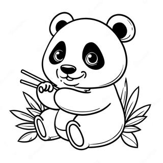 Baby Panda Coloring Pages