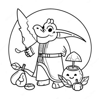 Star Wars Halloween Coloring Page 45372-36370