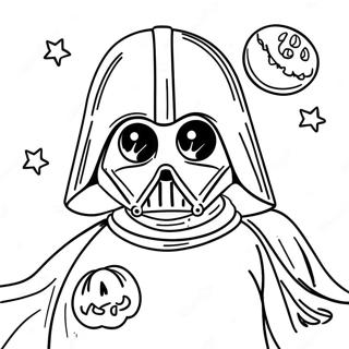 Star Wars Halloween Coloring Page 45372-36372