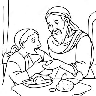 Parable Of The Talents Coloring Pages