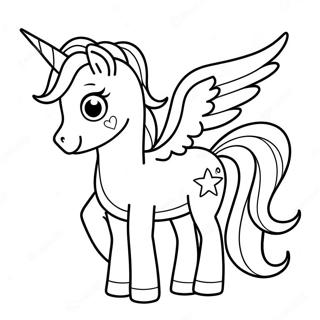 Unicorn My Little Pony Coloring Pages