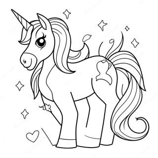 Unicorn My Little Pony Coloring Page 45402-36395