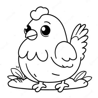 Fried Chicken Coloring Pages