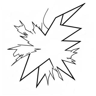 Angry Lightning Bolt Coloring Page 45453-36438