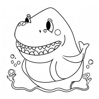 Grandma Shark Coloring Page 45462-36444