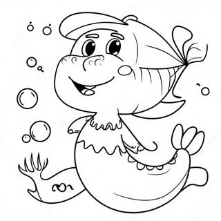 Happy Grandma Shark Coloring Page 45463-36448