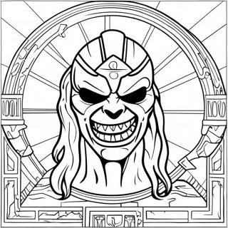 Iron Maiden Logo Coloring Page 45482-36456