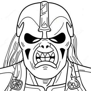 Eddie The Head Iron Maiden Coloring Page 45483-36471