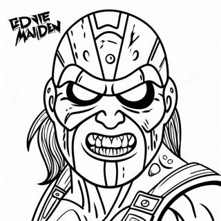 Eddie The Head Iron Maiden Coloring Page 45483-36472