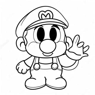 Mario Odyssey Coloring Page 4551-3811