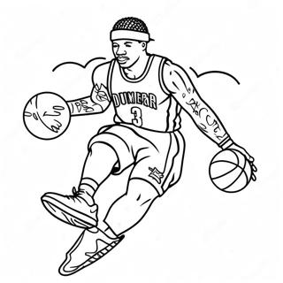 Allen Iverson Coloring Pages