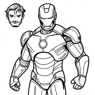 Iron Man Among Us Coloring Pages