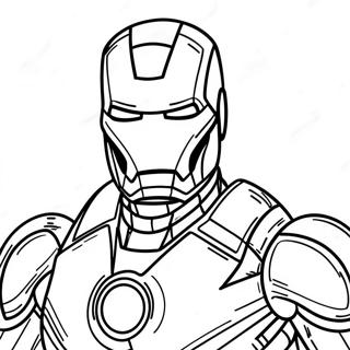 Iron Man Among Us Character Coloring Page 45582-36538