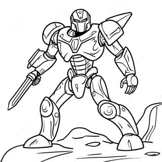 Bionicle Coloring Page 45602-36554