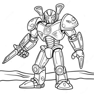 Bionicle Coloring Page 45602-36555