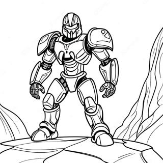 Bionicle Heroic Toa Coloring Page 45603-36560