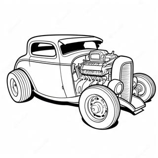 Hot Rod Coloring Page 4561-3816