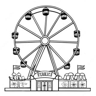 County Fair Ferris Wheel Coloring Page 45682-36619