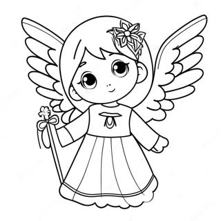 Anime Angel Coloring Page 45692-36628