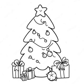 Easy Cute Christmas Coloring Pages