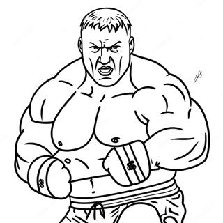 Brock Lesnar Coloring Pages