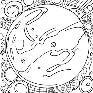 Pluto Planet Coloring Pages