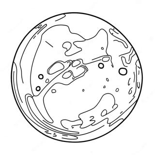 Pluto Planet Coloring Page 45742-36666