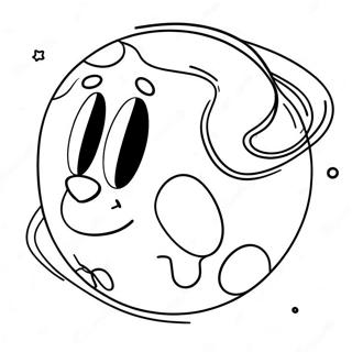 Cute Pluto Planet Coloring Page 45743-36671