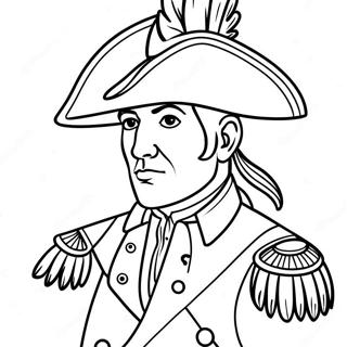 French And Indian War Soldier Coloring Page 45752-36675