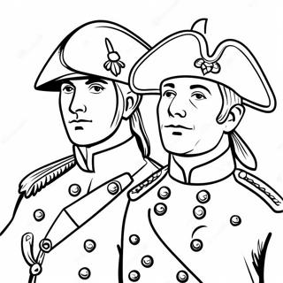 French And Indian War Soldier Coloring Page 45752-36676