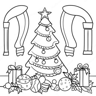 Spanish Christmas Tree Coloring Page 45762-36683